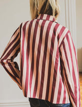 Ezrie pink &amp; burgundy jacket