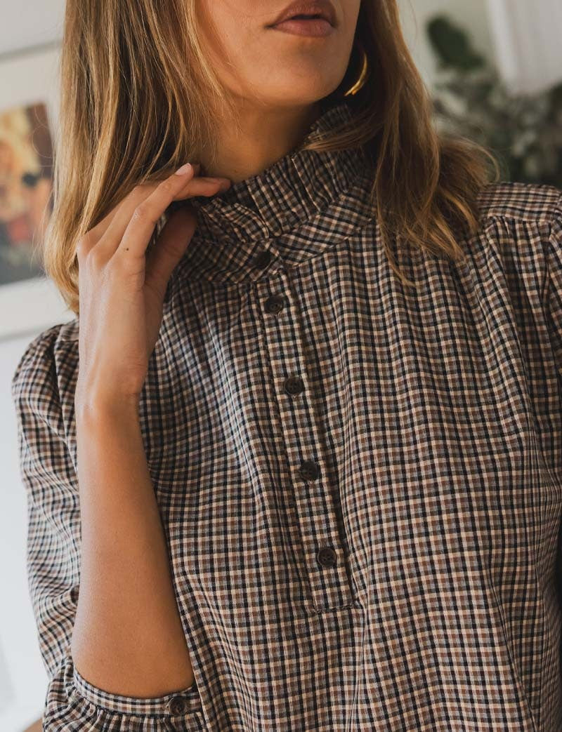 Robe à carreaux Davar