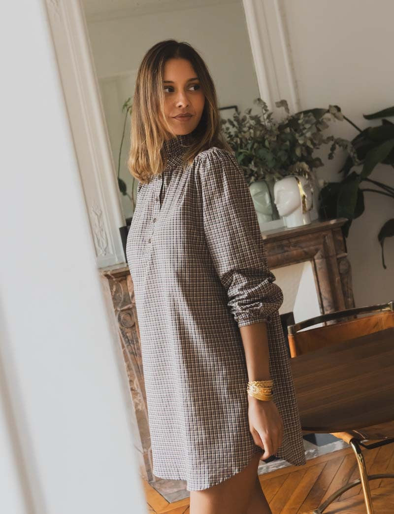 Robe à carreaux Davar