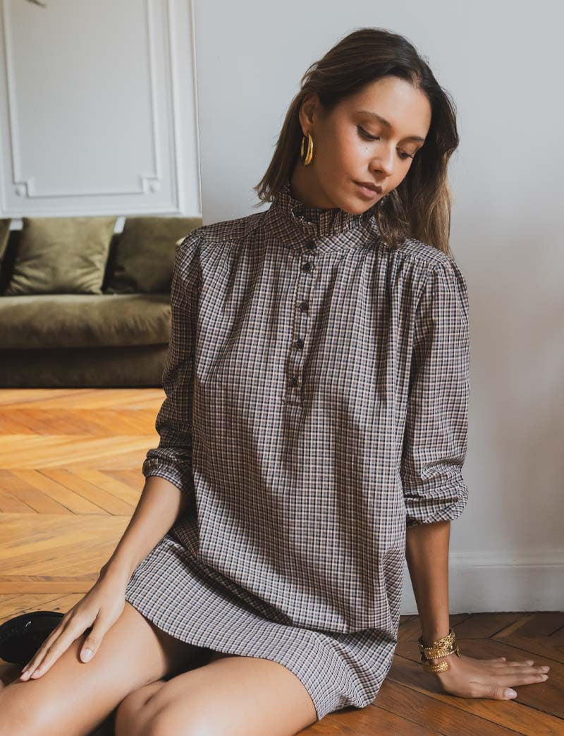Robe à carreaux Davar