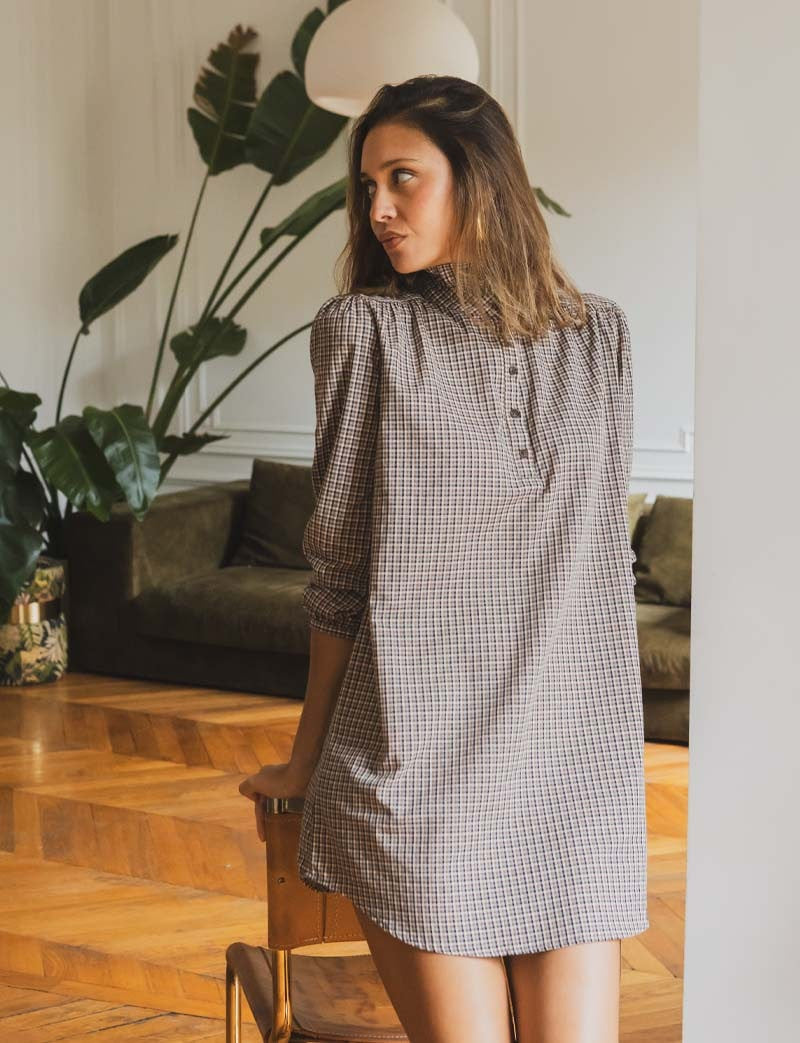 Robe à carreaux Davar