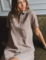 Robe taupe Monett