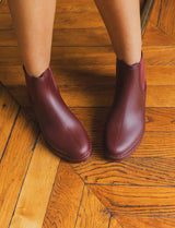 Bottines bordeaux Rainy