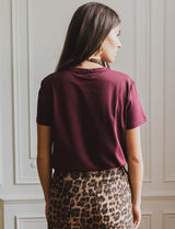 T-shirt bordeaux Robb