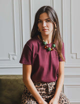 T-shirt bordeaux Robb