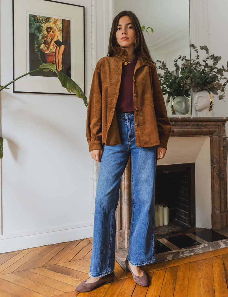 Veste marron Tany