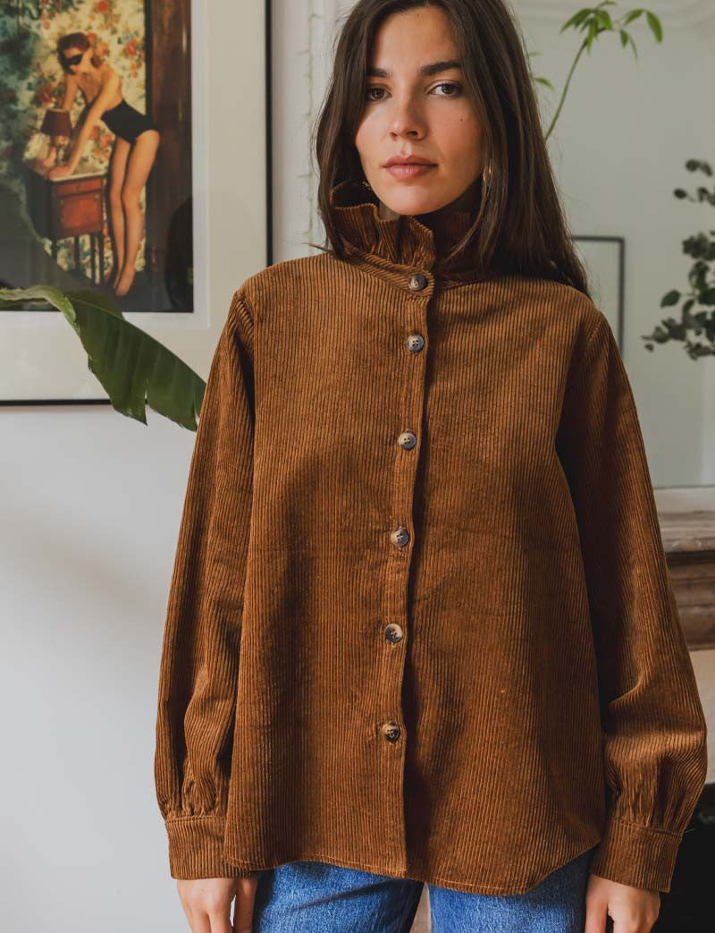 Veste marron Tany