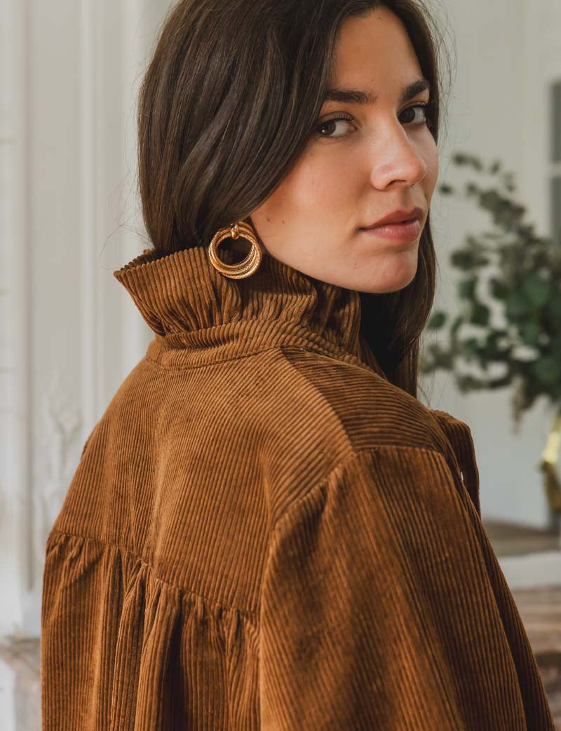 Veste marron Tany