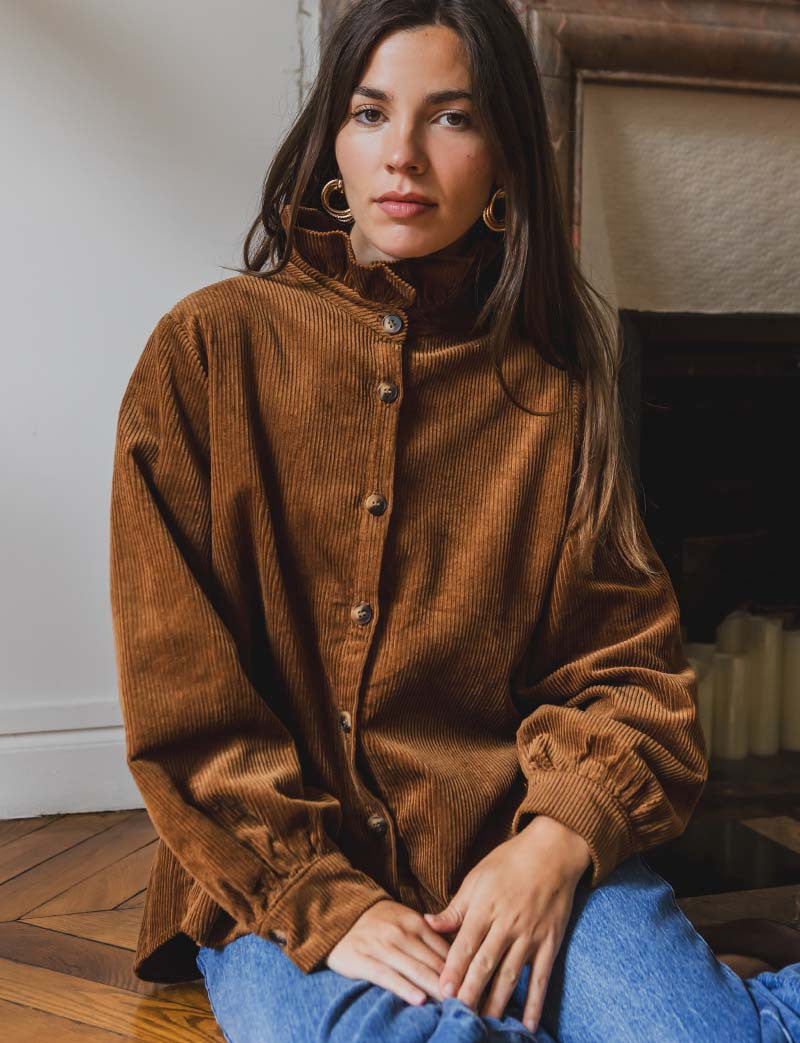 Veste marron Tany