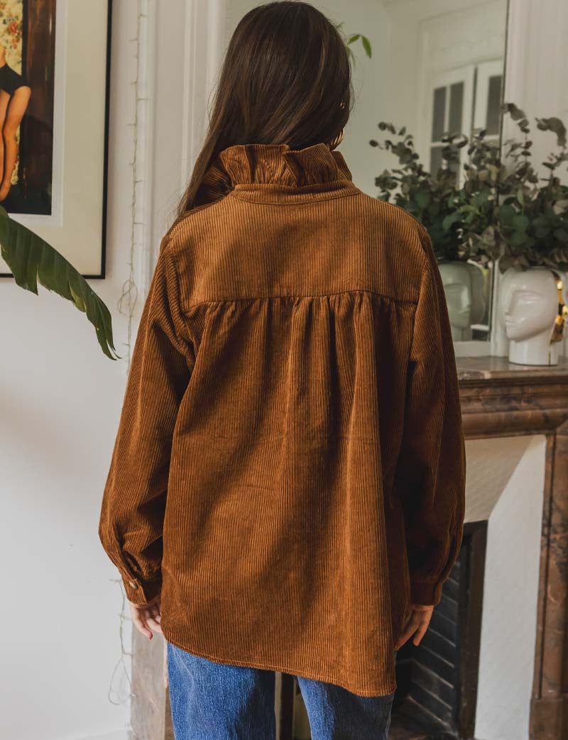 Veste marron Tany