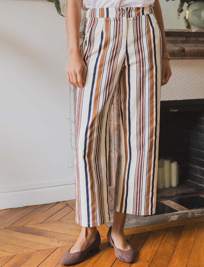 Pantalon à rayures Therry