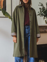 Trench olive Lubin