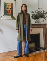 Trench olive Lubin