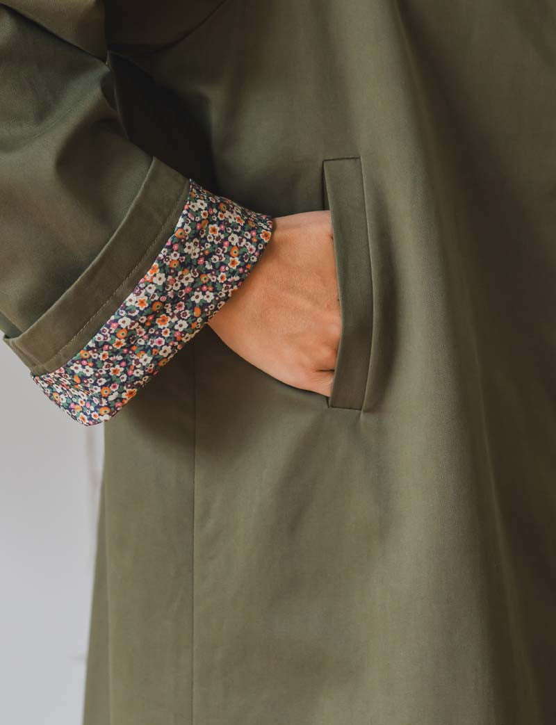 Trench olive Lubin