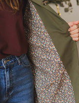 Trench olive Lubin