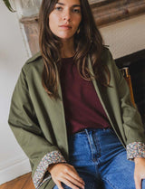 Trench olive Lubin