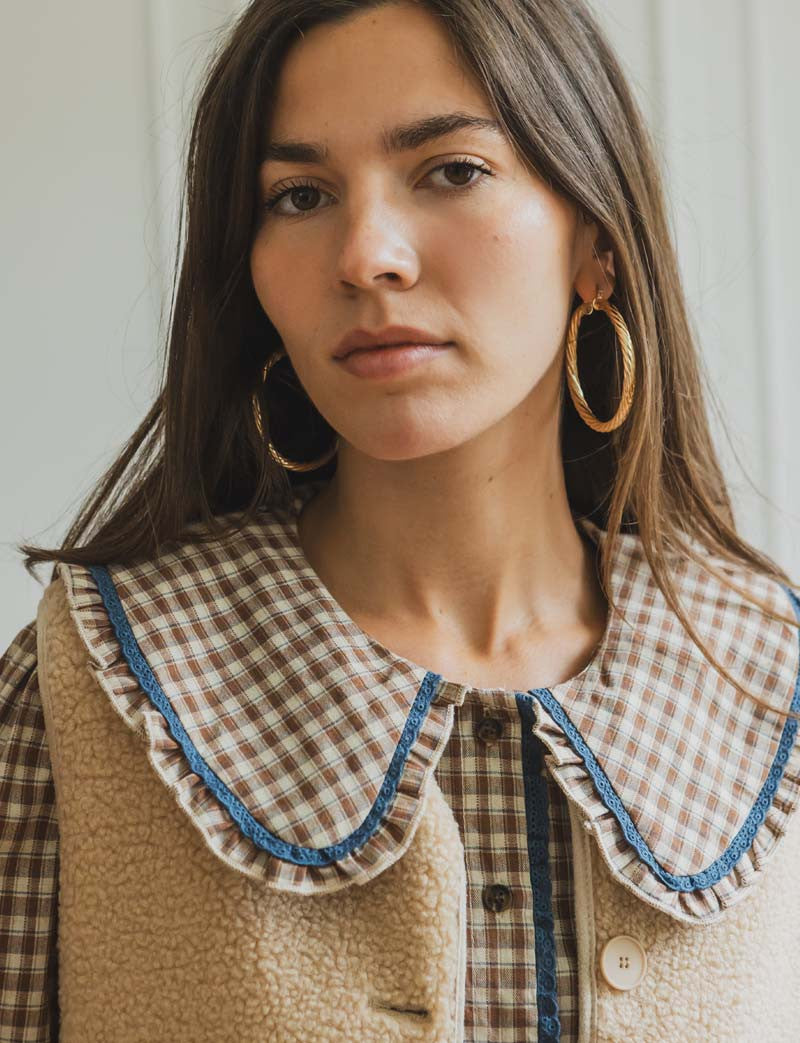 Gilet écru Lako