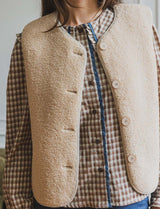Gilet écru Lako