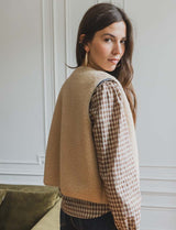 Gilet écru Lako