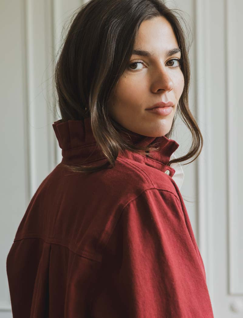 Veste bordeaux Hasima