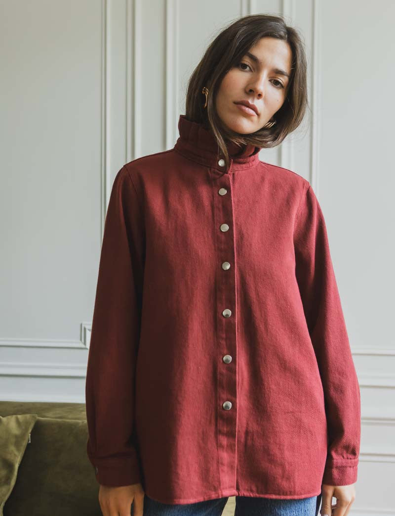 Veste bordeaux Hasima