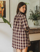 Vestido burdeos Shany