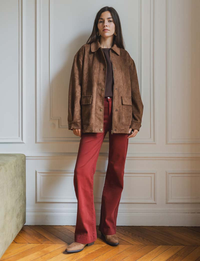 Veste marron Mani