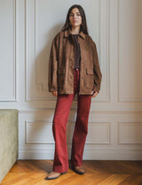 Veste marron Mani