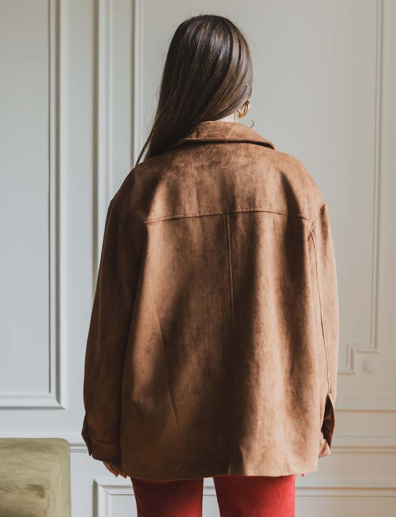 Veste marron Mani