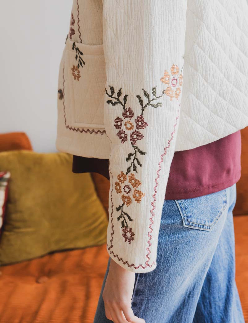 Chaqueta écru Lyvor