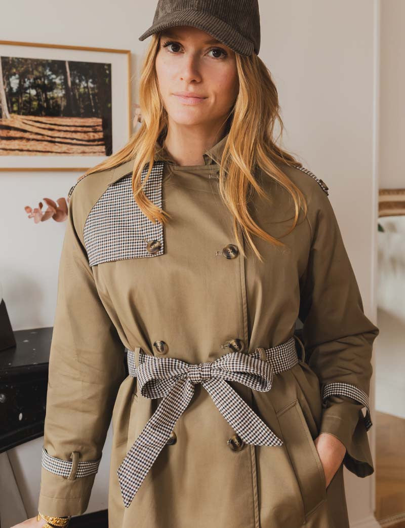 Trench kaki Vivi