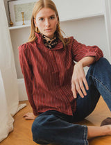 Chemise bordeaux Miran