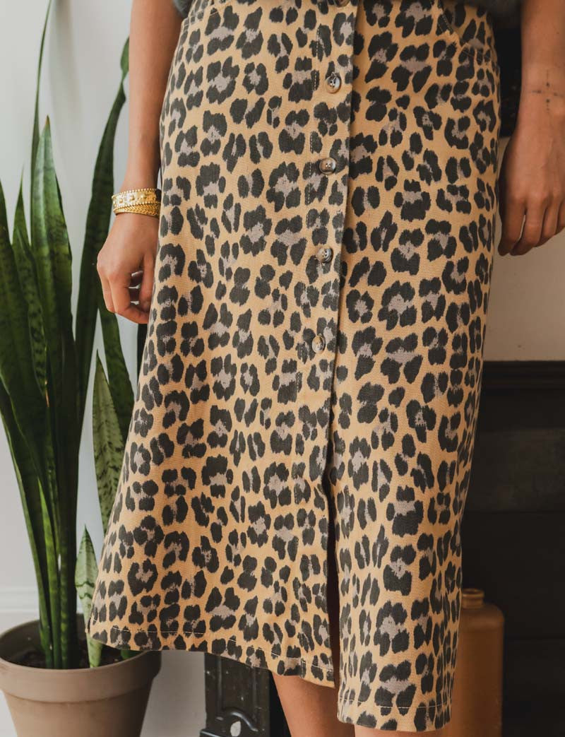 Jupe léopard Rocha