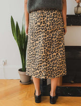 Rocha leopard skirt