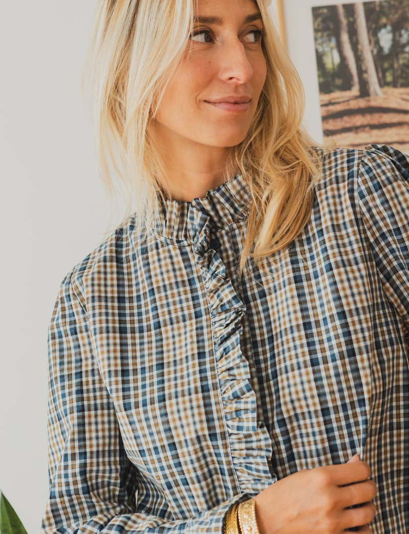 Roberta checkered shirt