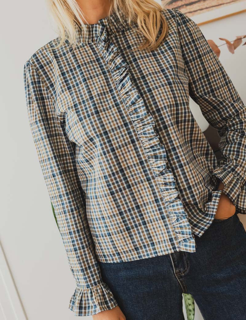 Roberta checkered shirt