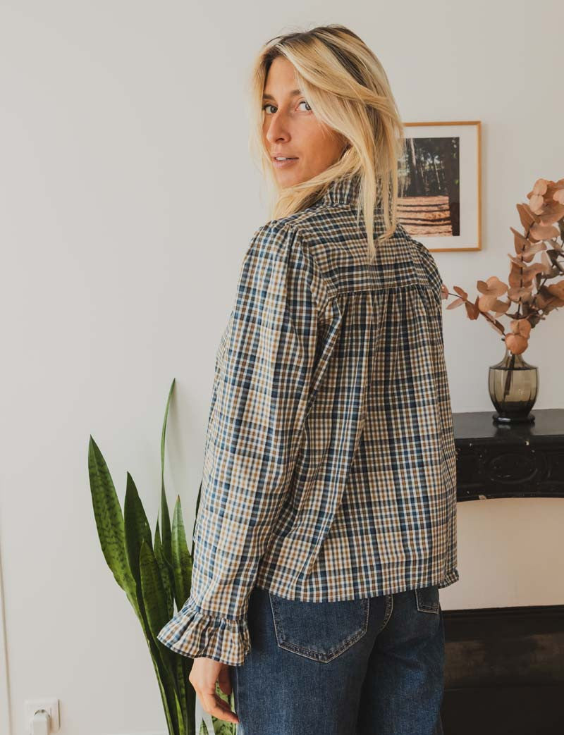 Roberta checkered shirt