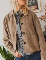 Veste taupe Anor