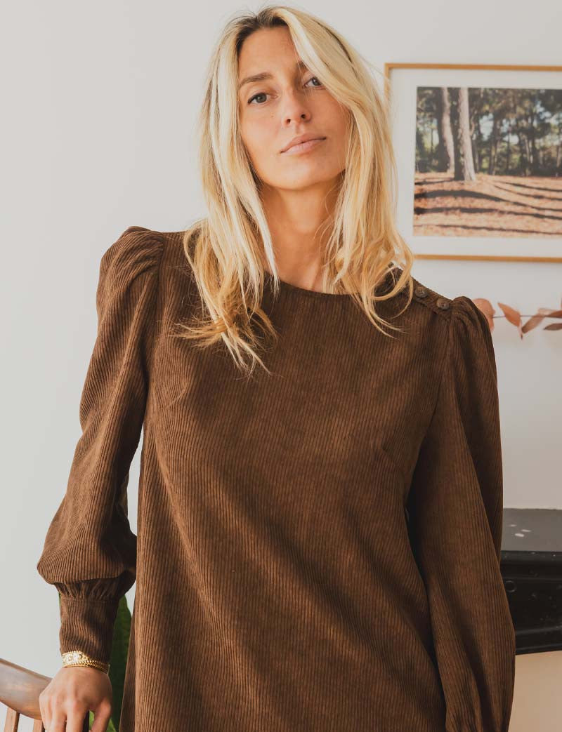 Tavir chocolate dress