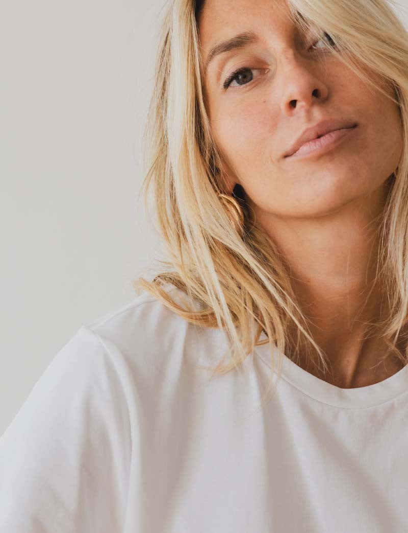 T-shirt blanc Baba