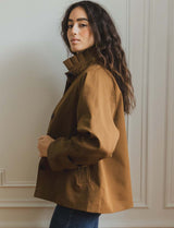 Gabardina camel Sacha