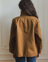 Gabardina camel Sacha