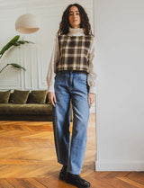 Top à carreaux Salim