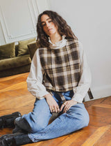 Top à carreaux Salim