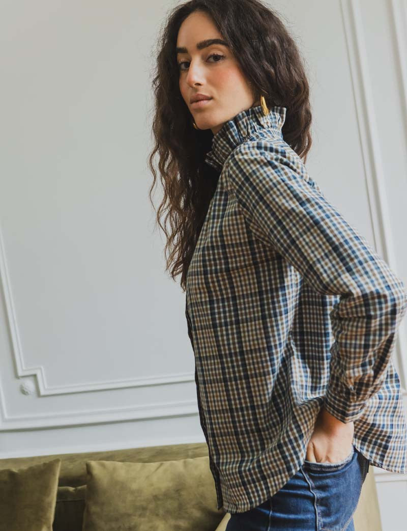 Chemise à carreaux Maor