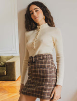 Yarde checkered skirt