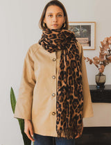 Tiala leopard scarf