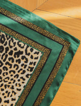 Foulard léopard & vert 6