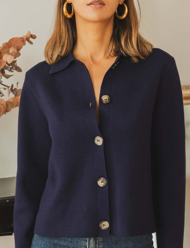 Avra navy cardigan