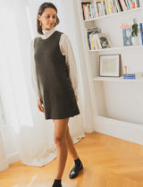 Vestido kaki Solna